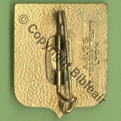 20e.EC 56.57 BOUFARIK  A. AUGIS ST.BARTH LYON 3Li Bol fenetre allonge Dos granuleux Poincon AA.LYON Src.Y.GENTY  210Eur(x5) 